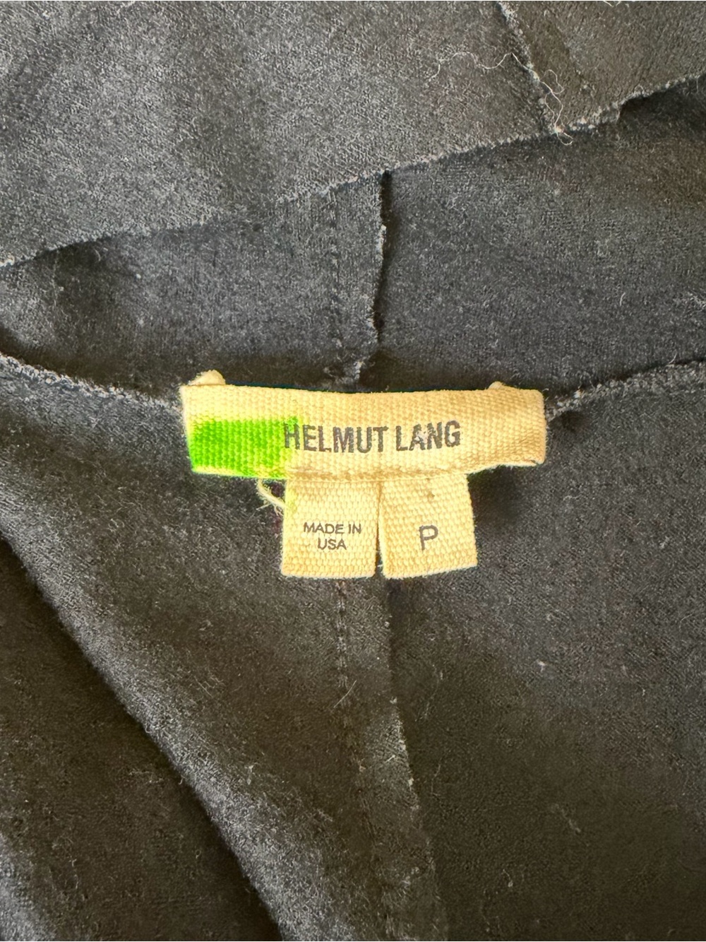 Helmut Lang Wool Drape Cardigan - Picture 6 of 7